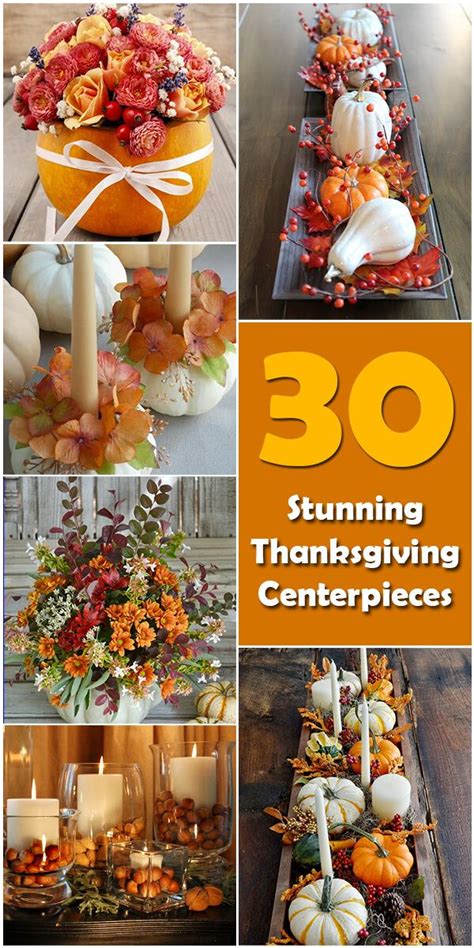 30 Stunning Thanksgiving Centerpieces Holiday Vault Thanksgiving