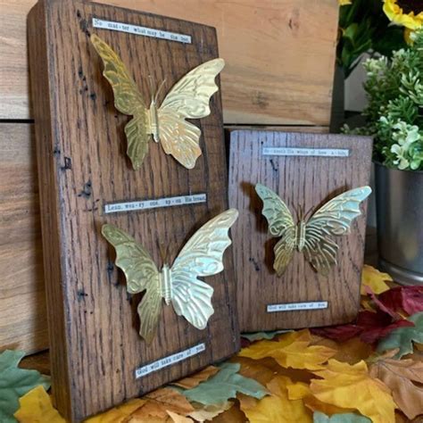How to Make Beautiful Brass Butterfly Wall Decor