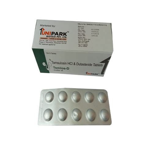 Temlos D Tablets Unipark Biotech Pvt Ltd