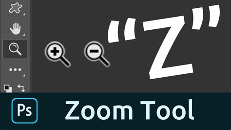 How To Use The Zoom Tool In Photoshop Youtube