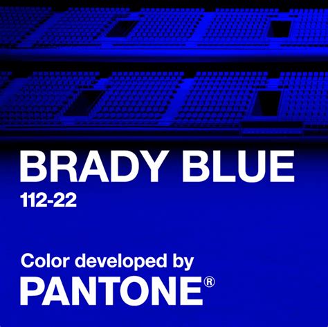 tom brady se asocia con pantone para lanzar su color personalizado brady blue 112 22 el