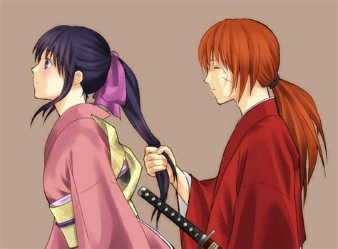 kenshin and kaoru samurai x Rurouni kenshin Kenshin anime Rurôni