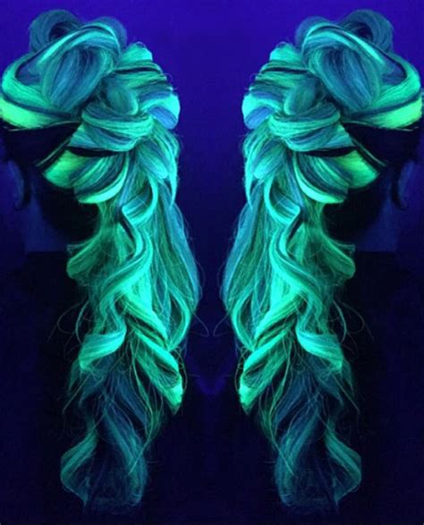 See more ideas about hair, hair styles, dyed hair. Manic Panic dye lets you turn your hair into a glow in the ...