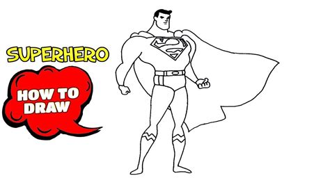 How To Draw A Superhero For Kids Times Were Good Webcast Image Archive