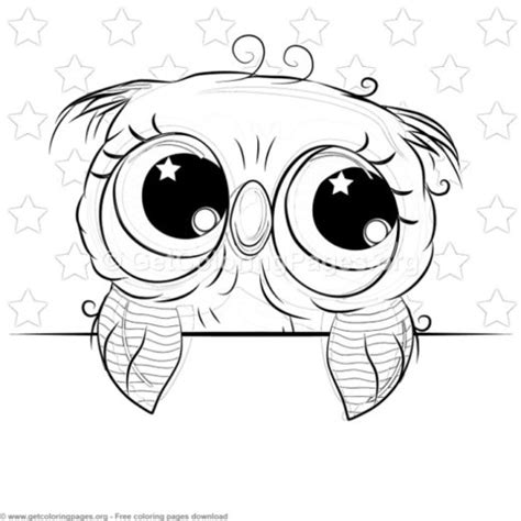 Owls can turn their heads almost completely around ! baby owl coloring pages to print - GetColoringPages.org