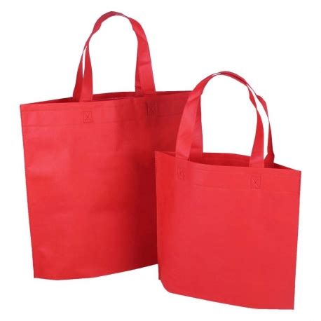 Your premier non woven bag. Reusable Bags | Red Non-woven Polypropylene Bags ...