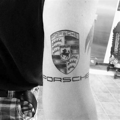 40 Porsche Tattoo Ideas For Men German Automobile Designs