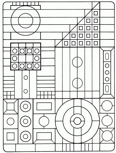 Lego star wars coloring pages free. Geometric Coloring Pages For Adults - Coloring Home
