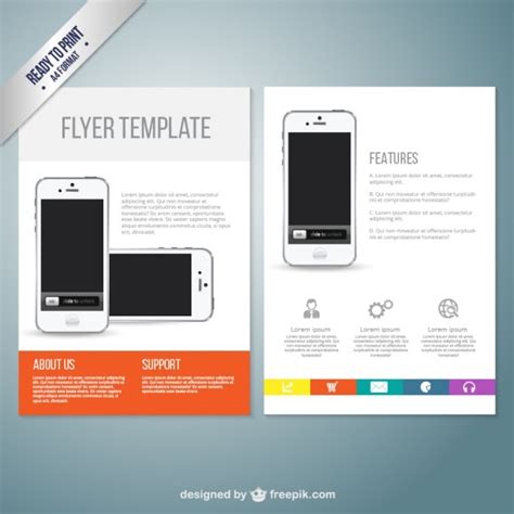 Flyer With Phone Number Tabs Template For Your Needs