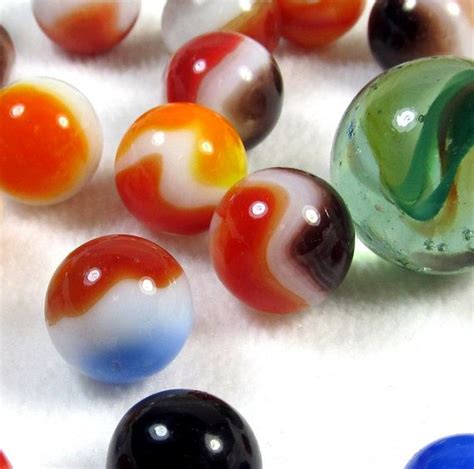 Vintage Glass Marbles Lot Of 22 By Vintagererun On Etsy 1600