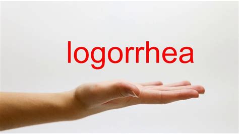 How To Pronounce Logorrhea American English Youtube