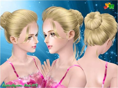 Emmas Simposium Ts3 Hair Pack 245 By Butterflysims Au Donated