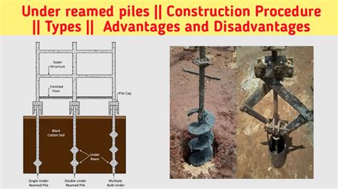 What Is Under Reamed Piles Design Parameters Of Under Reamed Piles