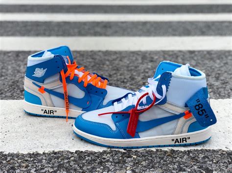 Heres A Detailed Look At Virgil Ablohs Off White Air Jordan 1 Unc