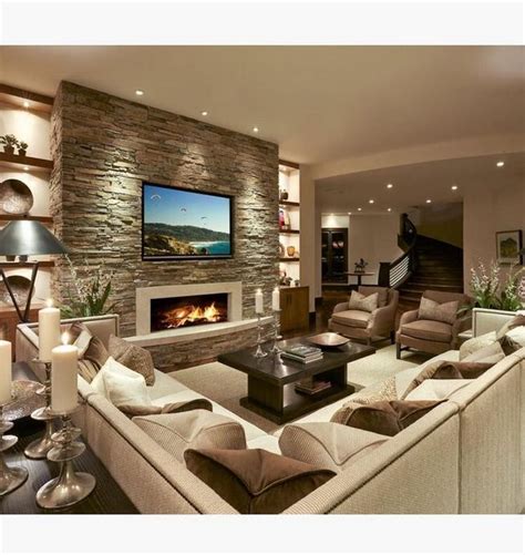 13 Impressive Living Room Ideas With Fireplace And Tv
