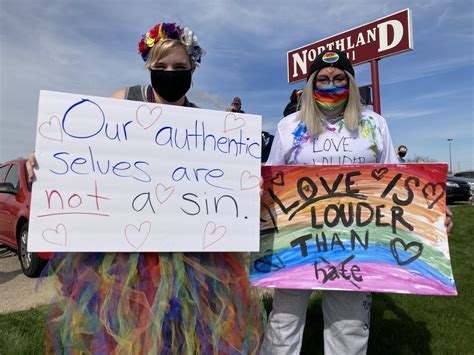Appleton Community Protests Homophobic Sign