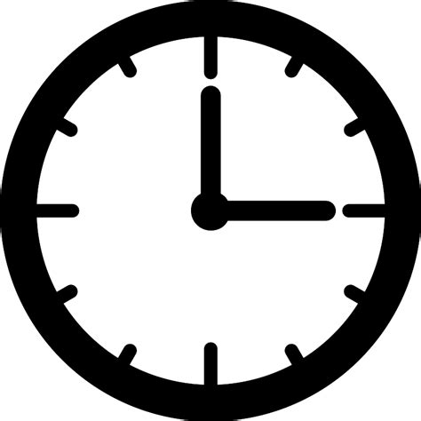 Clock Hour Vector Svg Icon Svg Repo