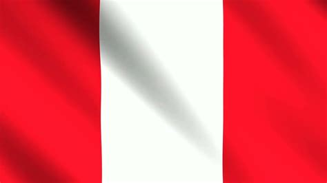 Flag Of Peru Bandera De Perú Youtube