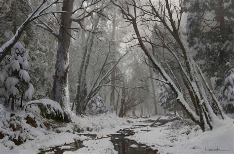 Snowy Woods Art The Last Of Us Art Gallery