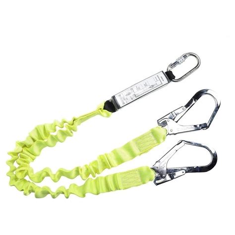 Portwest Double Lanyard Elasticated With Shock Absorber Fp52 Rsis