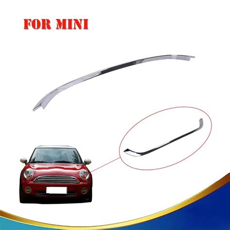 For Bmw Mini Cooper One R55 R56 R57 Chrome Front Grille Moulding