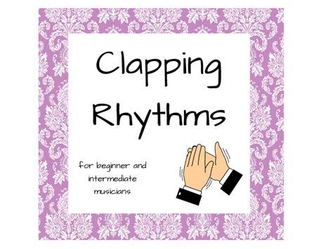 Clapping Rhythms Teaching Resources
