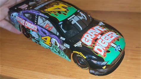 Kevin Harvick Grave Digger Diecast Car Review Youtube