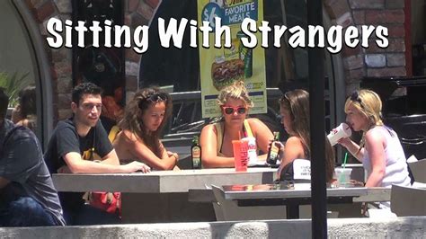 Sitting With Strangers Prank Youtube