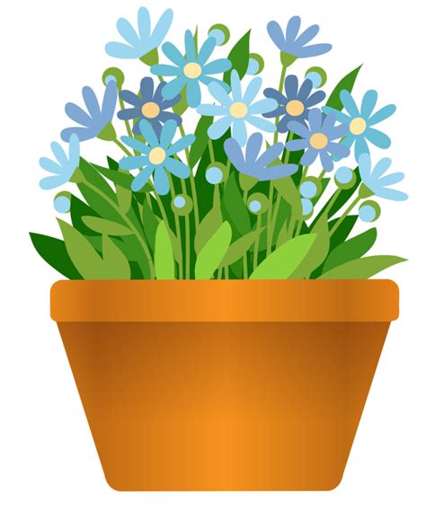 Potted Flowers Clipart Clipground