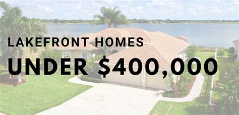 Lakefront Homes Or Sale Under 400000 The Stones Real Estate Firm