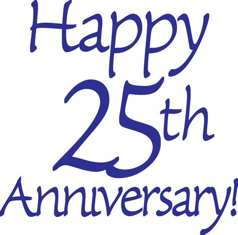 Happy 25 Year Work Anniversary Clip Art Images And Photos Finder