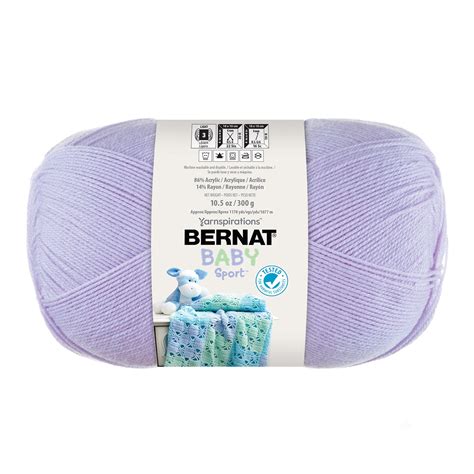 Bernat Baby Sport 3 Light Acrylic Yarn Lavender 105oz300g 1077