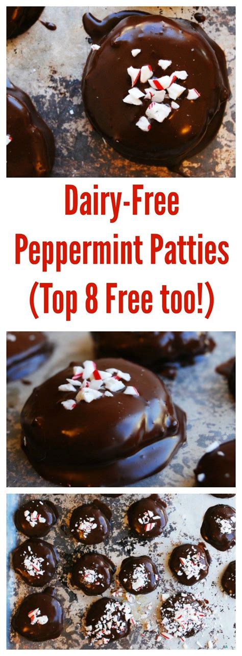 Vanilla extract, salt, dates, goji berries, nut butter, garbanzo beans. Dairy-free Homemade Peppermint Patties (Gluten, dairy, egg ...