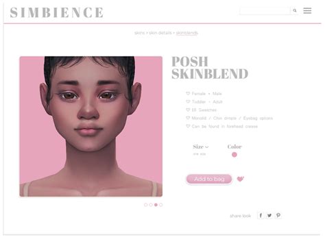 Posh Skinblend Simbience On Patreon In 2020 Sims 4 Body Mods Sims
