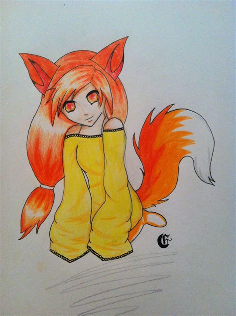 Anime Fox Girl By Skampeh On Deviantart