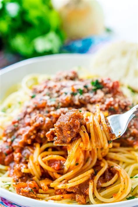 Spaghetti Bolognese Sauce Recipe | Sugar & Soul