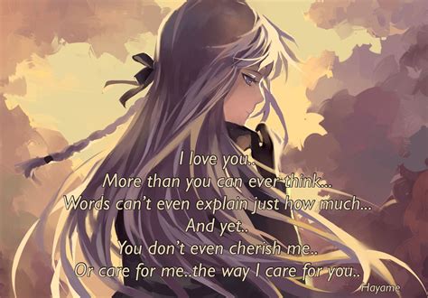 Pin By Hayame On Quotes With Anime Pictures Anime Quotes Anime I Care