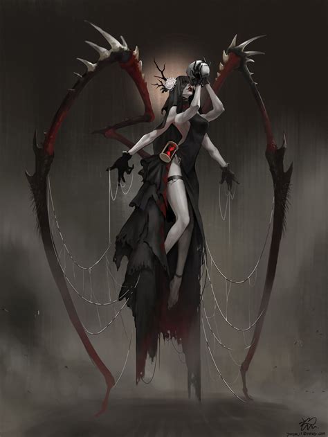 Artstation Poisonous Spider Je Song Concept Art Characters