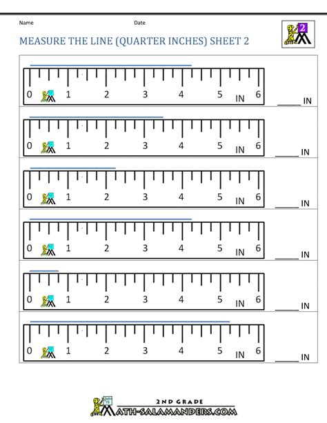 Measurement Math Worksheets Measuring Length