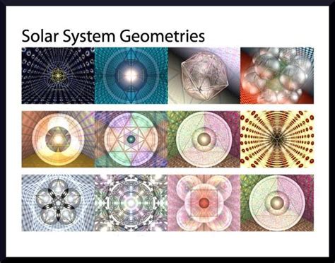 Solar System Geometries Geometry Solar System Sacred Geometry