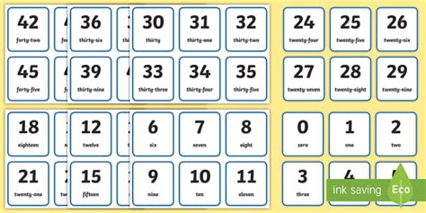 Finding free printable worksheets is an excellent way for teachers and homeschooling parents to save on their budgets. Number Flashcards (Printable) 1-100 - Numeracy Resource