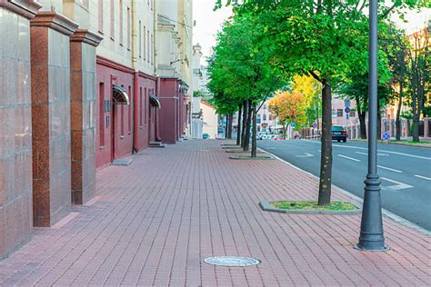 Royalty Free City Sidewalk Pictures Images And Stock Photos Istock