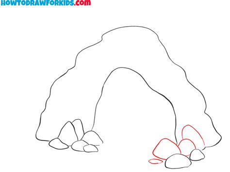 How To Draw A Cave Easy Drawing Tutorial For Kids