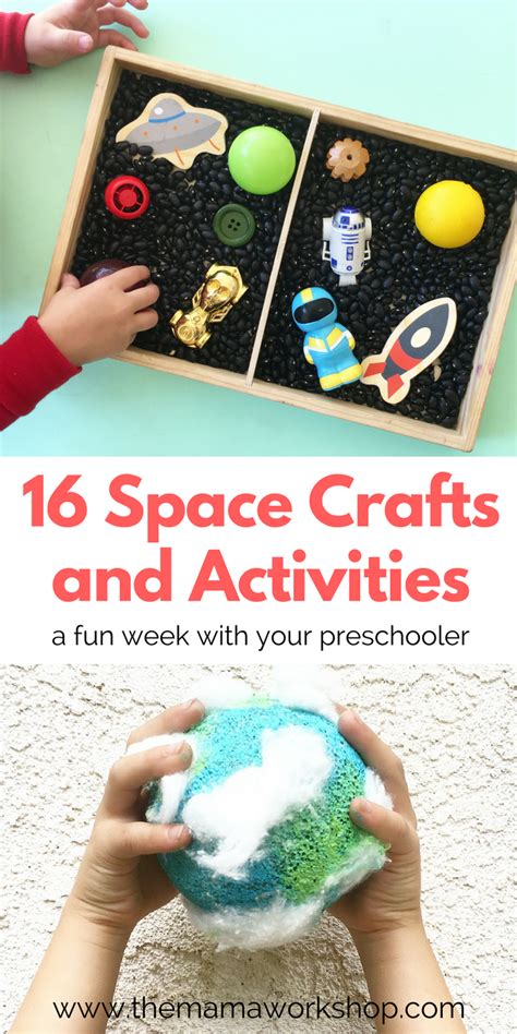 16 Space Activities For Preschoolers The Mama Workshop Space