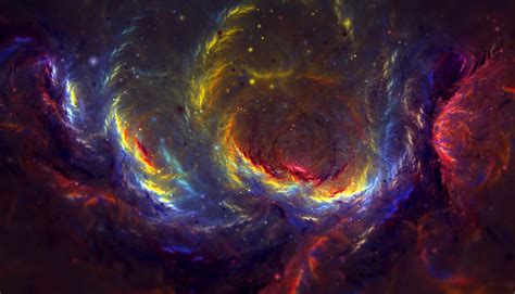 Wallpaper Nebula Sci Fi Artwork Galaxy Colorful