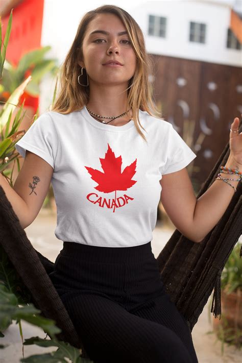 Canada Long Lasting Vinyl Print T Shirt Canada T Shirt