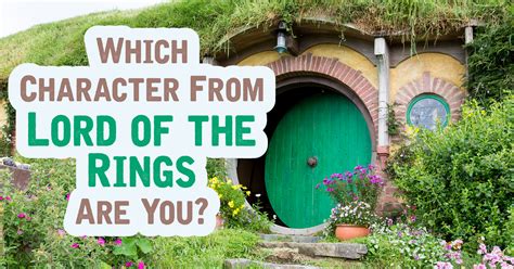 Which Character from The Lord of the Rings Are You? Question 1 - If you ...