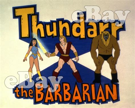 Rare Thundarr The Barbarian Cartoon Color Tv Photo Hanna Barbera Ruby Spears 1984181545