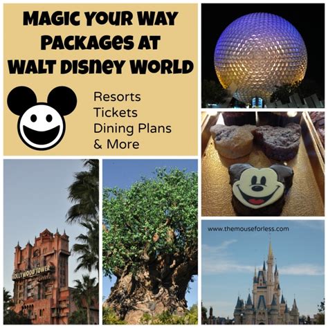 Walt Disney World Magic Your Way Vacation Package Inclusions