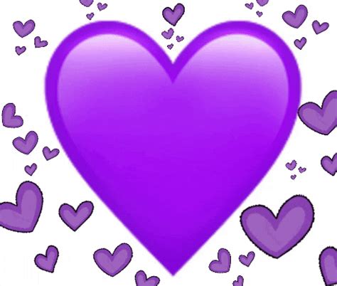 Purple Heart Emoji Gifs Get The Best On Giphy
